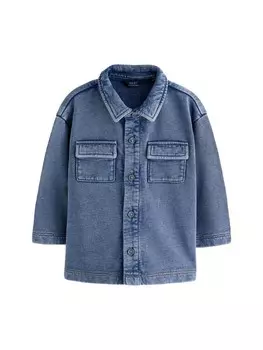 Рубашка на пуговицах Next Regular fit Button Up Shirt, синий