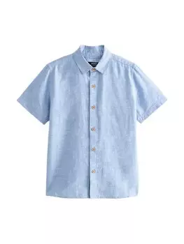 Рубашка на пуговицах Next Regular fit Button Up Shirt, синий