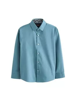 Рубашка на пуговицах Next Regular fit Button Up Shirt, синий