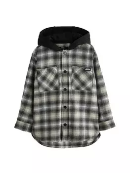 Рубашка на пуговицах Next Regular fit Button Up Shirt, темно-зеленый