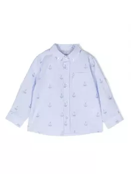 Рубашка на пуговицах Patachou, синий