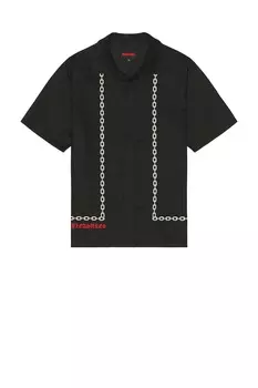 Рубашка на пуговицах Pleasures, black