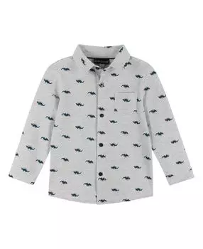 Рубашка на пуговицах с аллигатором для малышей и мальчиков Andy & Evan