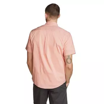 Рубашка на пуговицах с короткими рукавами Big & Tall Eddie Bauer Voyager Flex, цвет Dusted Indigo