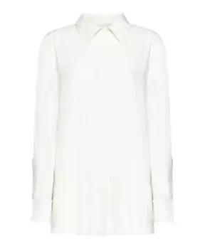 Рубашка на пуговицах S Norma Kamali, белый