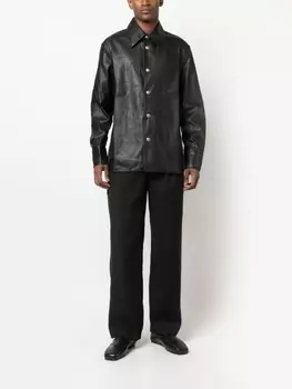 Рубашка на пуговицах Sfr, черный