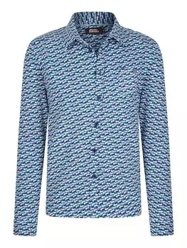 Рубашка на пуговицах стандартного кроя 4Funkyflavours ALA DAY, синий