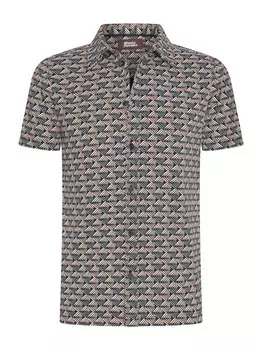 Рубашка на пуговицах стандартного кроя 4Funkyflavours I Dont Care, черный