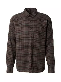 Рубашка на пуговицах стандартного кроя Abercrombie & Fitch, оберн