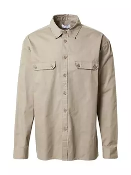 Рубашка на пуговицах стандартного кроя About You JEREMIAS, экрю