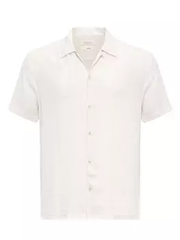 Рубашка на пуговицах стандартного кроя Antioch, экрю