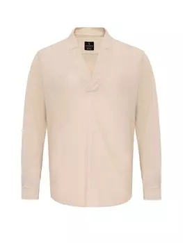 Рубашка на пуговицах стандартного кроя Antioch, бежевый