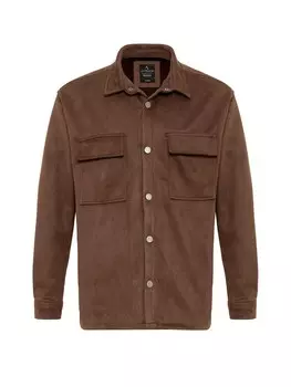 Рубашка на пуговицах стандартного кроя Antioch, коричневый