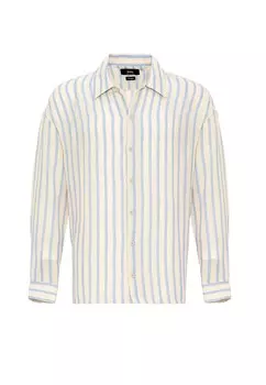 Рубашка на пуговицах стандартного кроя Antioch, синий