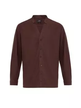 Рубашка на пуговицах стандартного кроя Antioch, темно коричневый