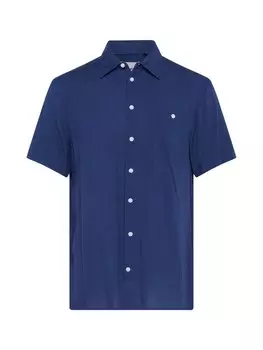 Рубашка на пуговицах стандартного кроя Blend, морской синий