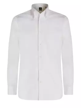 Рубашка на пуговицах стандартного кроя Boggi Milano BOSTON, белый