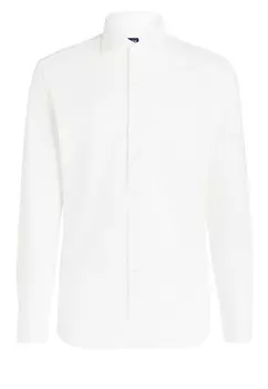 Рубашка на пуговицах стандартного кроя Boggi Milano, белый