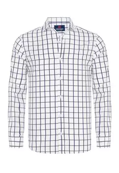 Рубашка на пуговицах стандартного кроя Cipo & Baxx, белый