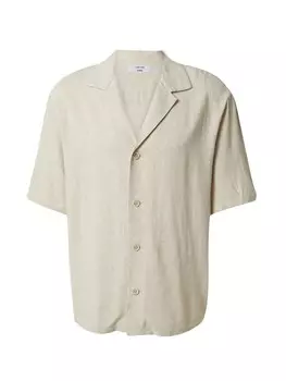 Рубашка на пуговицах стандартного кроя DAN FOX APPAREL Nico, пестрый бежевый