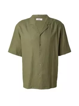 Рубашка на пуговицах стандартного кроя Dan Fox Apparel RYAN, оливковый
