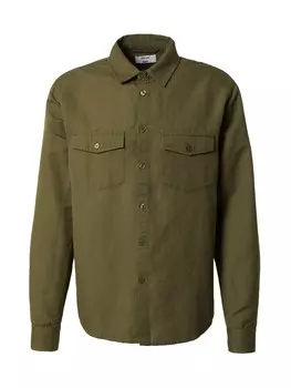 Рубашка на пуговицах стандартного кроя DAN FOX APPAREL Lio, хаки