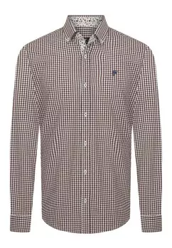 Рубашка на пуговицах стандартного кроя Denim Culture Harvey, коричневый