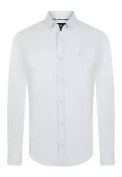 Рубашка на пуговицах стандартного кроя Denim Culture Dylan, белый