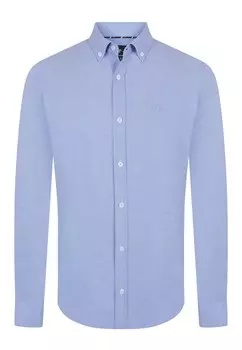 Рубашка на пуговицах стандартного кроя Denim Culture Dylan, дымчатый синий