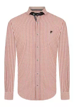 Рубашка на пуговицах стандартного кроя Denim Culture JONAS, оранжевый