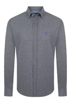 Рубашка на пуговицах стандартного кроя Denim Culture SEZAR, цвет Anthracite/Dark Grey