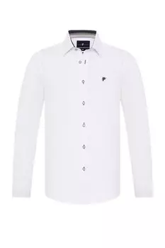 Рубашка на пуговицах стандартного кроя Denim Culture AURIENNE, белый