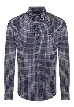 Рубашка на пуговицах стандартного кроя Denim Culture SEZAR, бордо