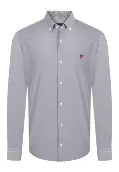 Рубашка на пуговицах стандартного кроя Denim Culture GRANT, темно-синий