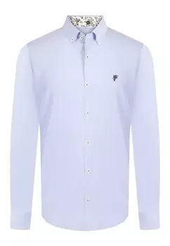 Рубашка на пуговицах стандартного кроя Denim Culture GRANT, светло-синий