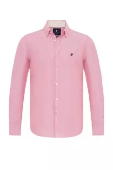 Рубашка на пуговицах стандартного кроя Denim Culture MYLES, розовый