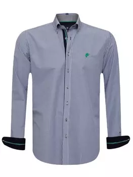 Рубашка на пуговицах стандартного кроя Denim Culture ARTURO, пыльный синий