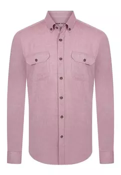Рубашка на пуговицах стандартного кроя Denim Culture Darell, темно-розовый