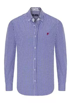 Рубашка на пуговицах стандартного кроя Denim Culture Harvey, королевский синий