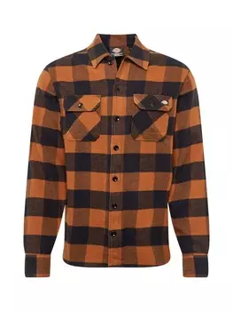 Рубашка на пуговицах стандартного кроя Dickies New Sacramento, коньяк