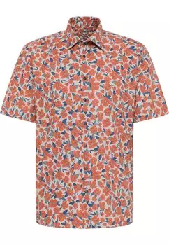 Рубашка на пуговицах стандартного кроя Eterna, апельсин