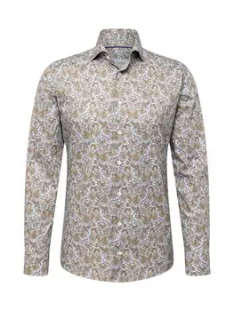 Рубашка на пуговицах стандартного кроя ETON, светло-коричневый