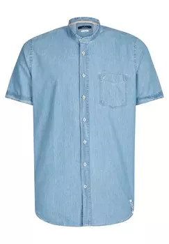 Рубашка на пуговицах стандартного кроя HECHTER PARIS, синий