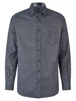 Рубашка на пуговицах стандартного кроя Hechter Paris, темно-синий