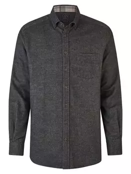 Рубашка на пуговицах стандартного кроя Hechter Paris, серый