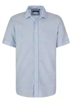 Рубашка на пуговицах стандартного кроя HECHTER PARIS, светло-синий