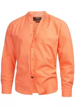 Рубашка на пуговицах стандартного кроя INDICODE JEANS Raffi, апельсин