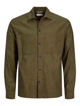 Рубашка на пуговицах стандартного кроя JACK & JONES PETE, зеленый