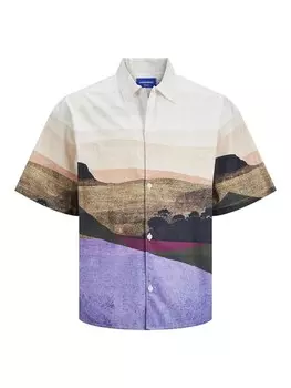 Рубашка на пуговицах стандартного кроя JACK & JONES, цвет Crimson