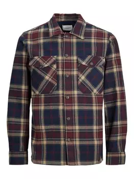 Рубашка на пуговицах стандартного кроя JACK & JONES EDDIE, разноцветный